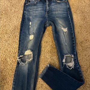 Women’s size 25 high rise kancan skinny jean